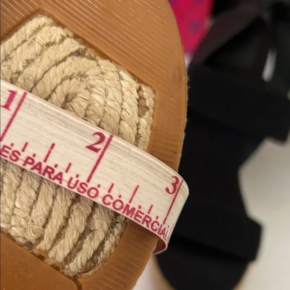Tory Burch Black Espadrille Wedges - Picture 14 of 15